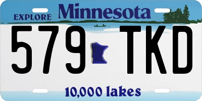 MN license plate 579TKD