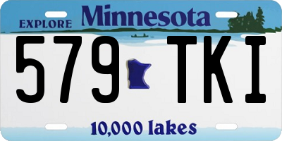 MN license plate 579TKI