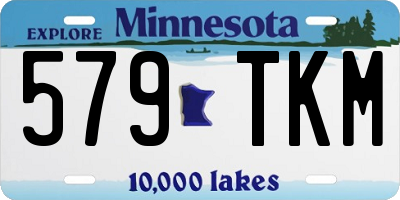 MN license plate 579TKM