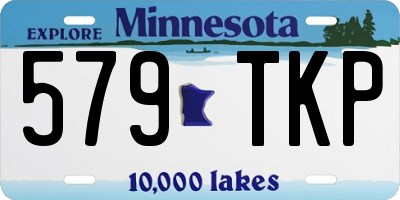 MN license plate 579TKP