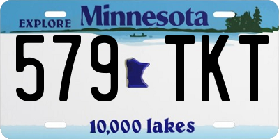 MN license plate 579TKT