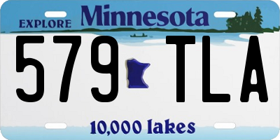 MN license plate 579TLA