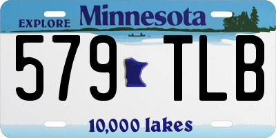 MN license plate 579TLB
