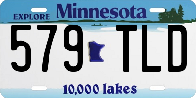 MN license plate 579TLD
