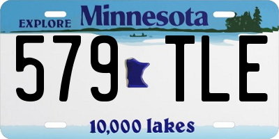 MN license plate 579TLE