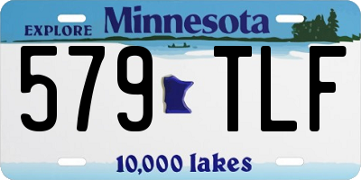 MN license plate 579TLF