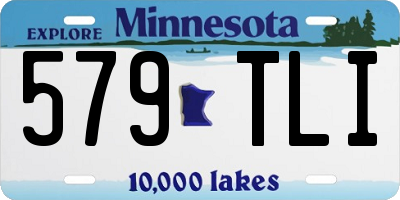 MN license plate 579TLI