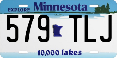 MN license plate 579TLJ
