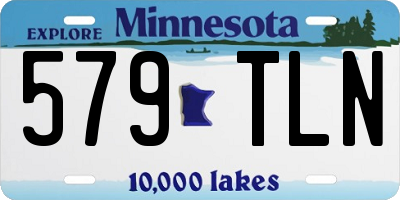 MN license plate 579TLN