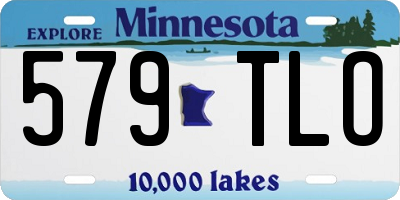MN license plate 579TLO