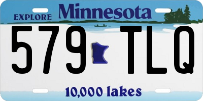 MN license plate 579TLQ