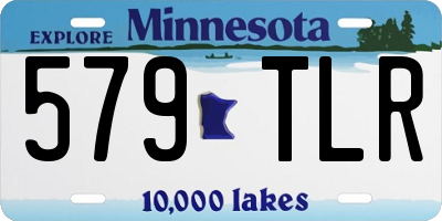 MN license plate 579TLR