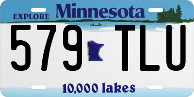 MN license plate 579TLU