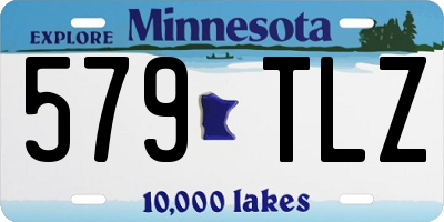 MN license plate 579TLZ