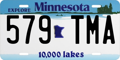 MN license plate 579TMA