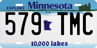 MN license plate 579TMC
