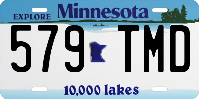 MN license plate 579TMD