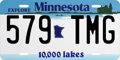 MN license plate 579TMG