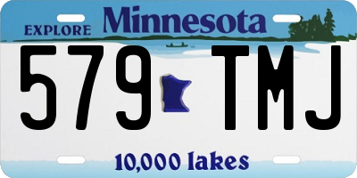 MN license plate 579TMJ
