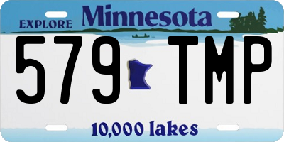 MN license plate 579TMP