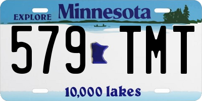 MN license plate 579TMT