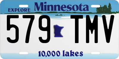 MN license plate 579TMV