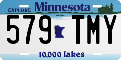 MN license plate 579TMY