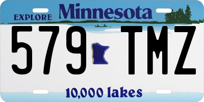 MN license plate 579TMZ