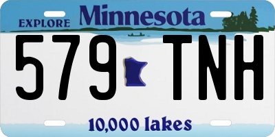 MN license plate 579TNH