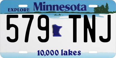 MN license plate 579TNJ
