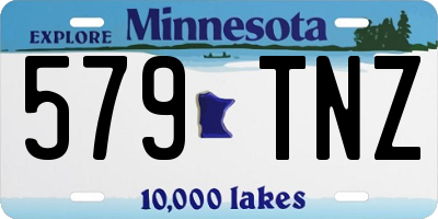 MN license plate 579TNZ
