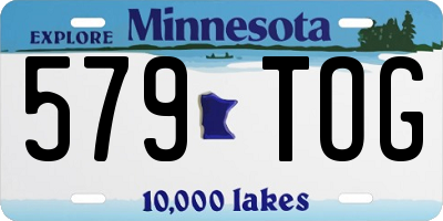 MN license plate 579TOG