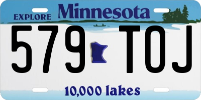 MN license plate 579TOJ