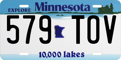 MN license plate 579TOV