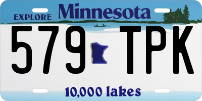 MN license plate 579TPK