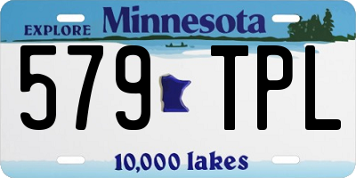 MN license plate 579TPL