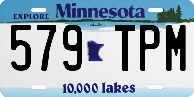 MN license plate 579TPM