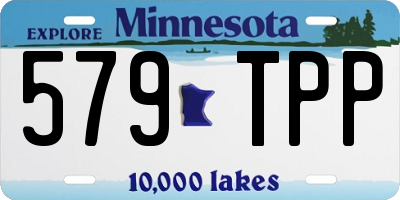 MN license plate 579TPP