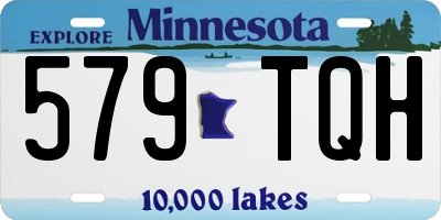 MN license plate 579TQH