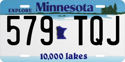 MN license plate 579TQJ