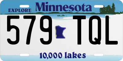 MN license plate 579TQL