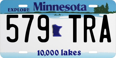 MN license plate 579TRA