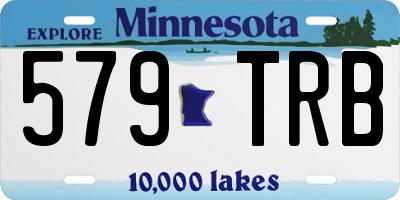 MN license plate 579TRB