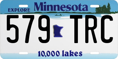 MN license plate 579TRC