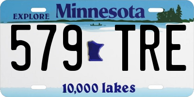 MN license plate 579TRE