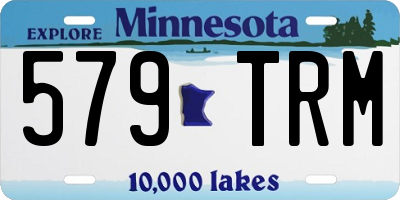 MN license plate 579TRM
