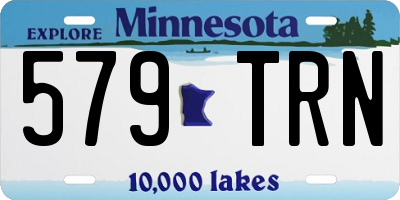 MN license plate 579TRN