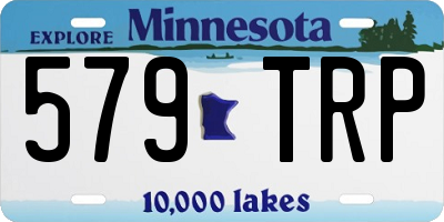 MN license plate 579TRP