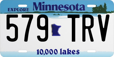 MN license plate 579TRV