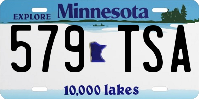 MN license plate 579TSA